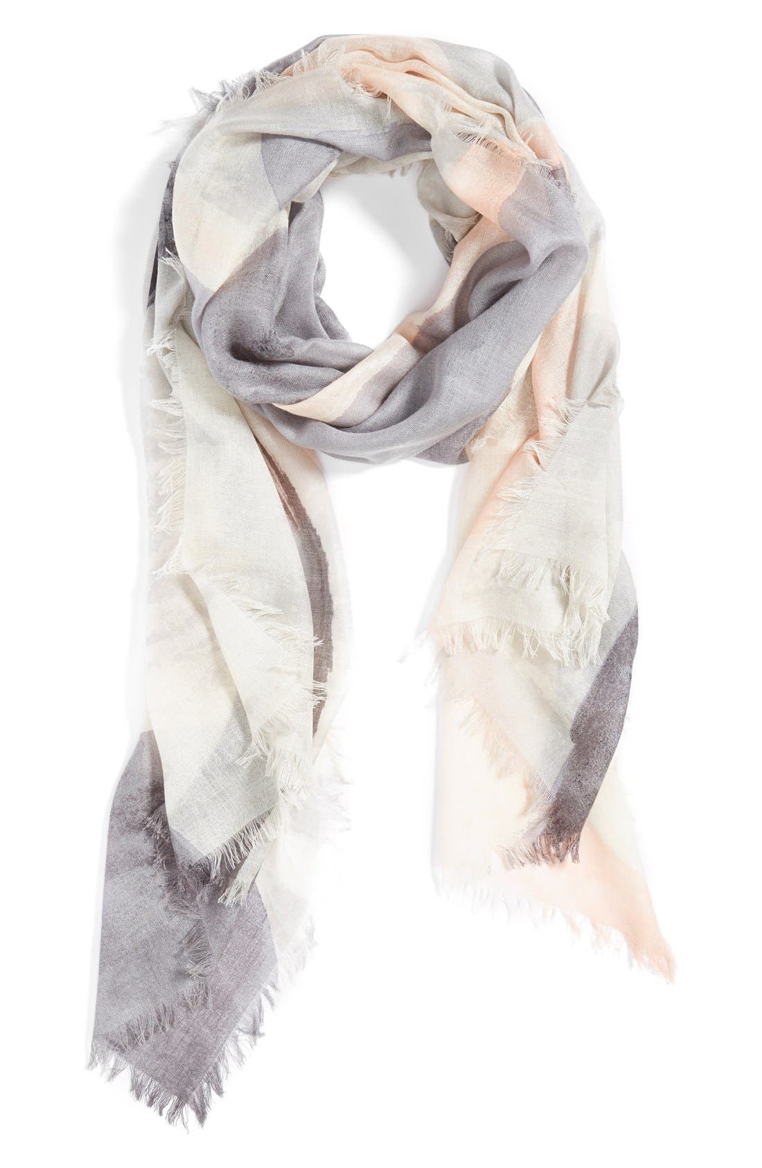Nordstrom Circle Print Cashmere & Silk Scarf Nordstrom