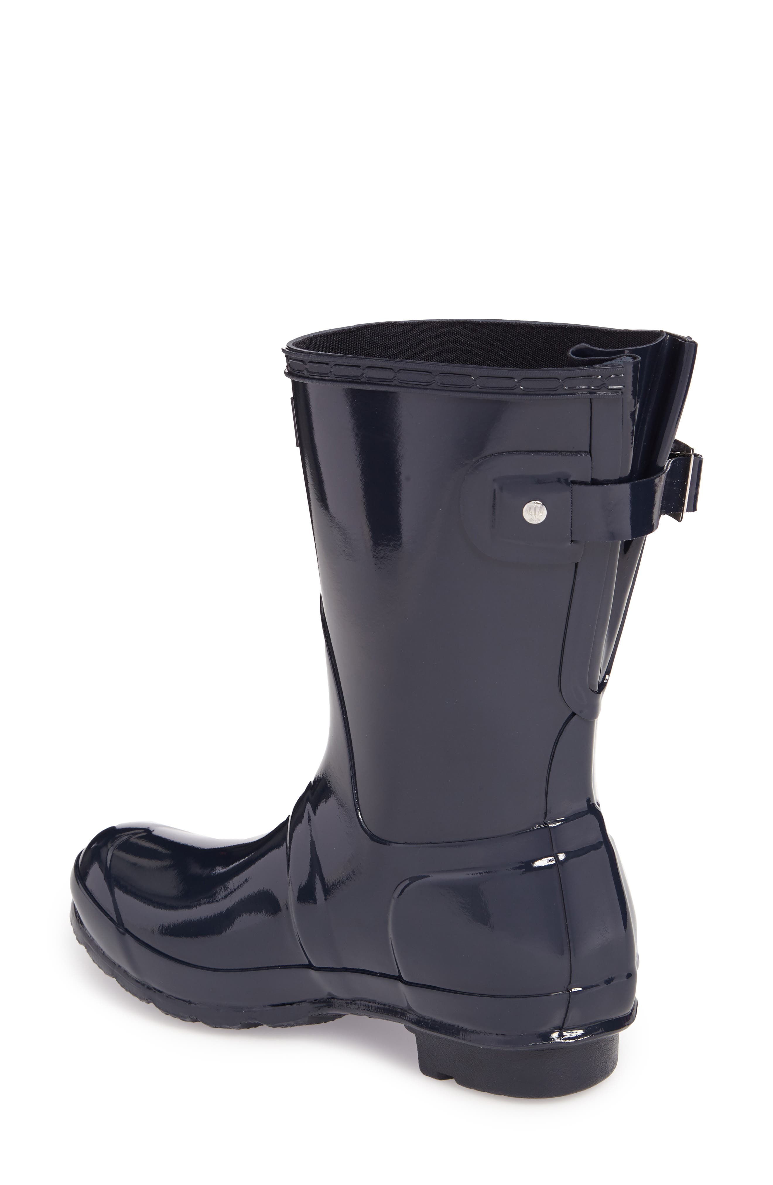 HUNTER,
                            Original Short Adjustable Back Gloss Waterproof Rain Boot,
                            Alternate thumbnail 31, color,
                            410