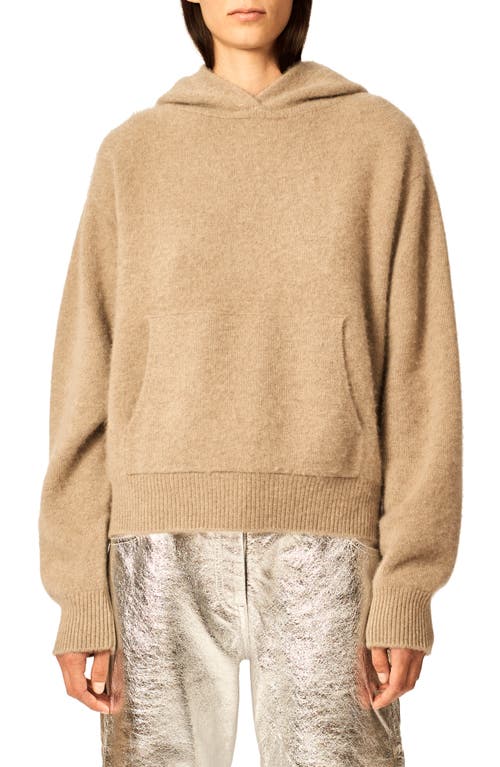 Interior The Lindsey Cashmere Hoodie Oat at Nordstrom,