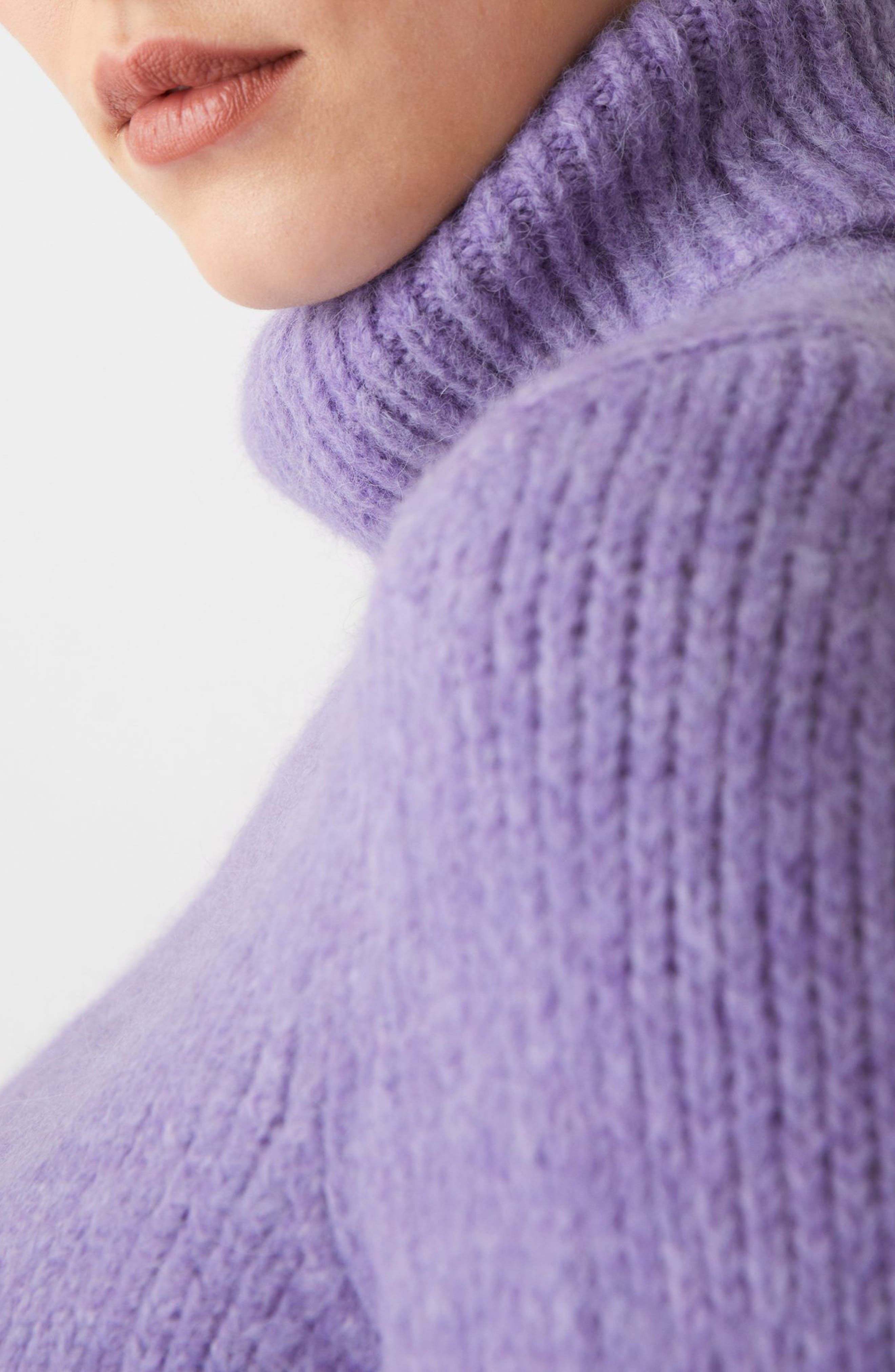 other stories purple sweater