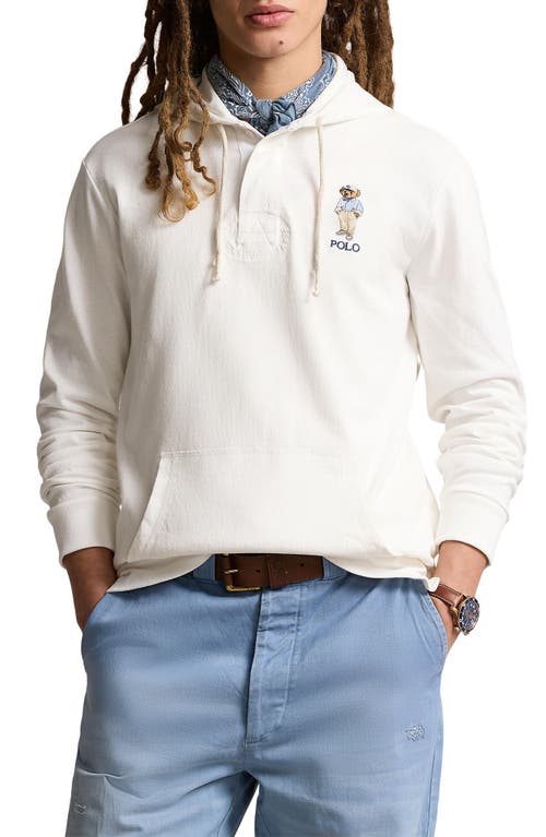 Polo Ralph Lauren Bear Hoodie Deckwash White Hmgwy at Nordstrom,