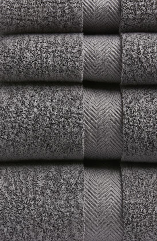 Shop Nordstrom Organic Hydrocotton 6-piece Towel Set $144 Value In Grey Onxy