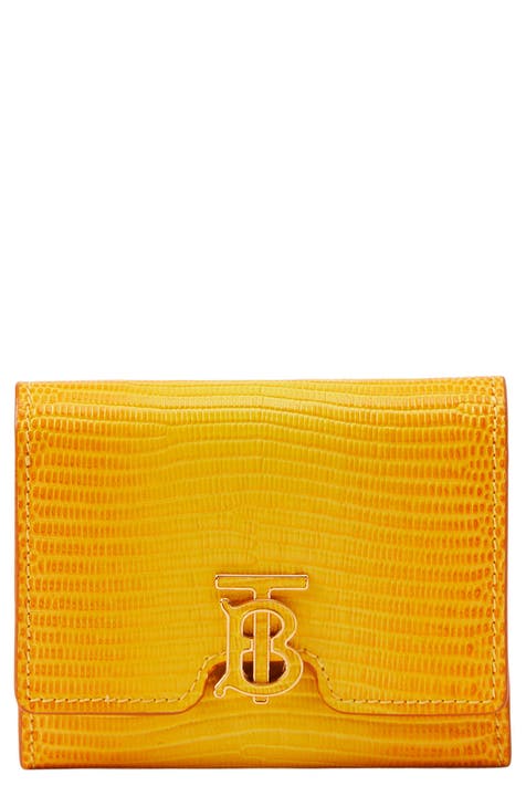 BURBERRY © Women's Wallet With Gold Glitter. S/N 