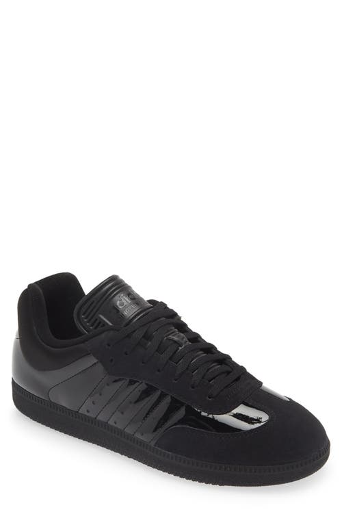 Adidas Statement Gender Inclusive Samba Sneaker In Core Black/core Black/gum5