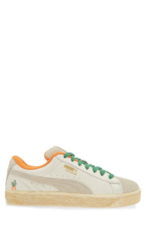 Shop Puma X Carrots Suede Xl Sneaker In Warm White-rickie Orange