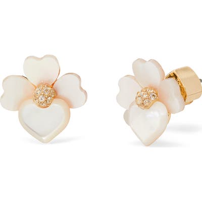 Kate Spade New York Precious Pansy Stud Earrings