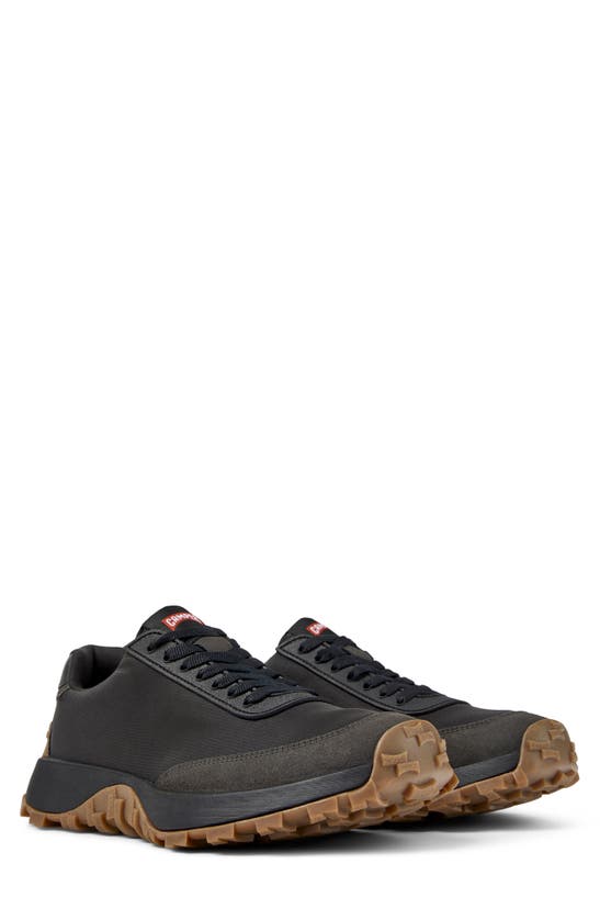 Camper Drift Trail Panelled Ripstop Sneakers In Black