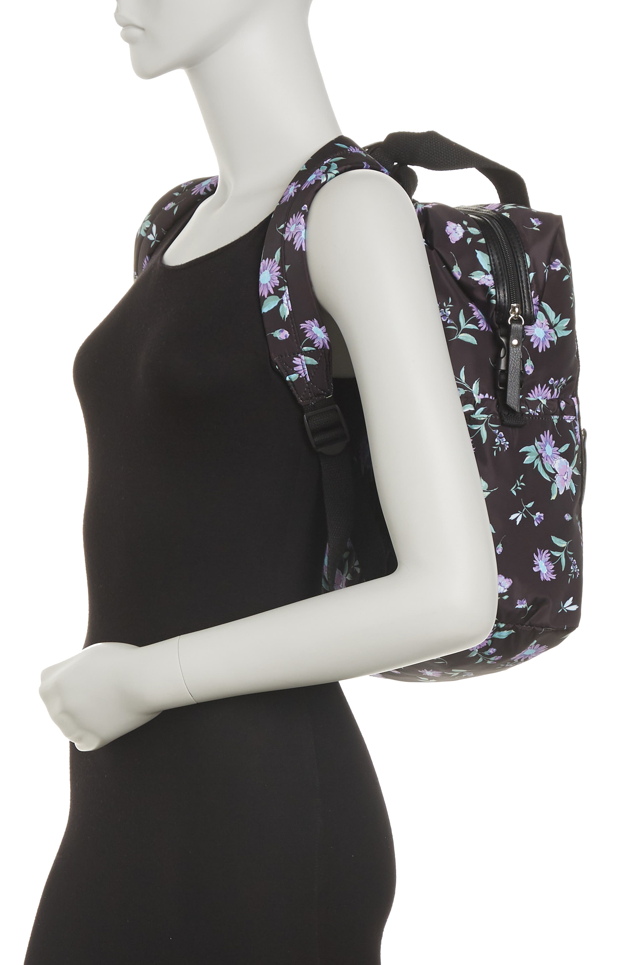 Madden Girl Booker School Backpack In Blk Floral
