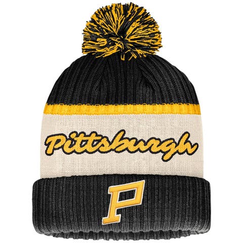 Fanatics Branded Heather Gray Pittsburgh Steelers Cuffed Knit Hat with Pom