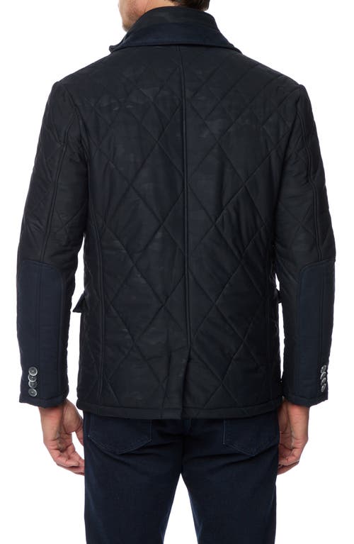 ROBERT GRAHAM ROBERT GRAHAM THE JETSET V QUILTED NYLON JACKET WITH REMOVABLE BIB