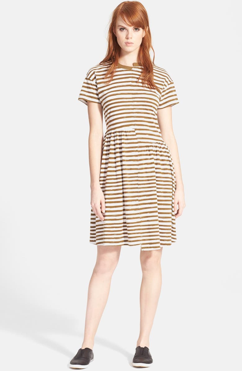 MARC BY MARC JACOBS 'Sketch Stripe Patched' T-Shirt Dress | Nordstrom