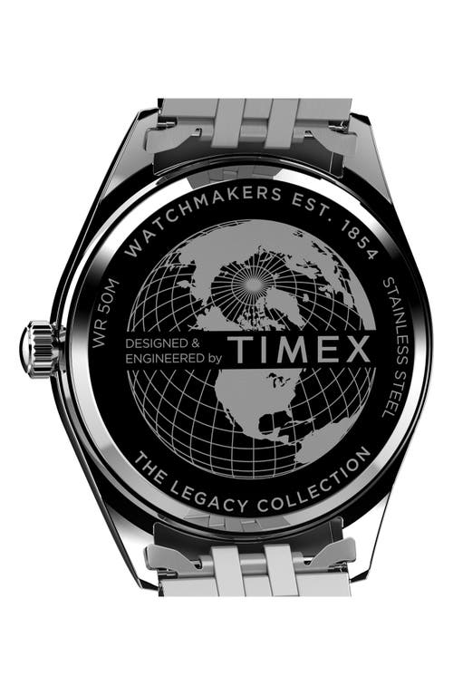 Shop Timex ® Legacy Bracelet Watch, 41mm In Stainless Steel