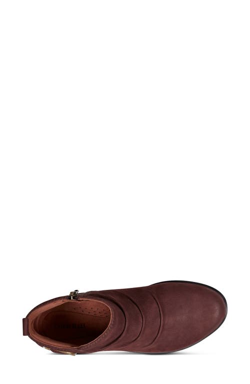 Rockport Cobb Hill Nessa Bootie In Dark Red