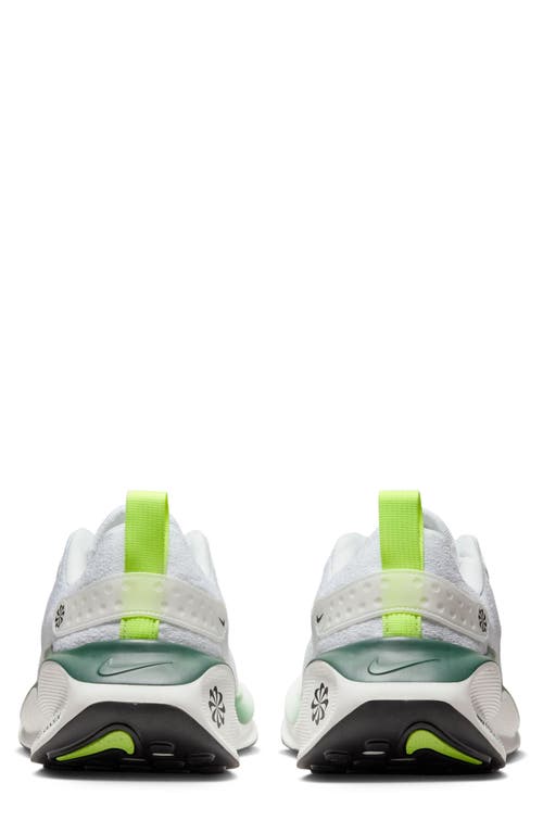 Shop Nike Zoomx Infinityrn 4 Running Shoe In White/pro Green/volt