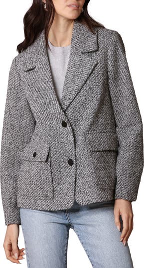 Authentic Prada Crossbody Grey tweed wool and fur Herringbone