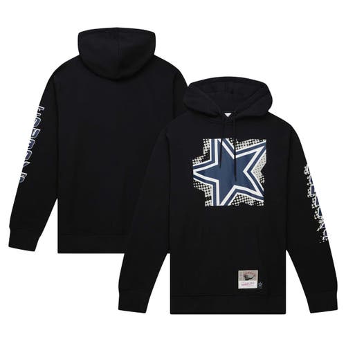 Dallas Cowboys Mens Big & Tall Team Wordmark Poly Fleece Pullover Hoodie  Black