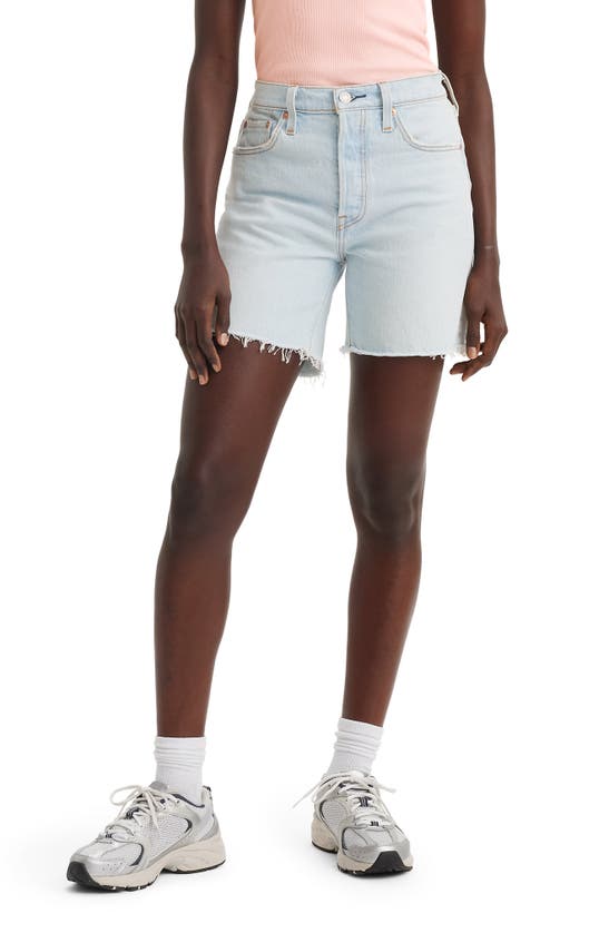 Shop Levi's 501® Mid Thigh Denim Cutoff Shorts In Practice Match