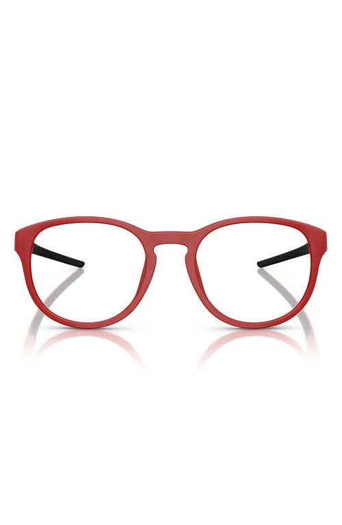 Scuderia Ferrari X  52mm Phantos Optical Glasses In Matte Red