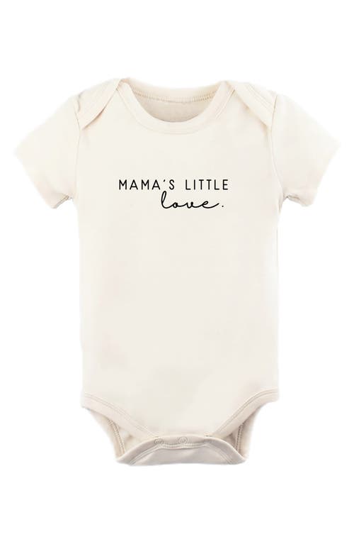 Tenth & Pine Mama's Little Love Organic Cotton Bodysuit Natural at Nordstrom,