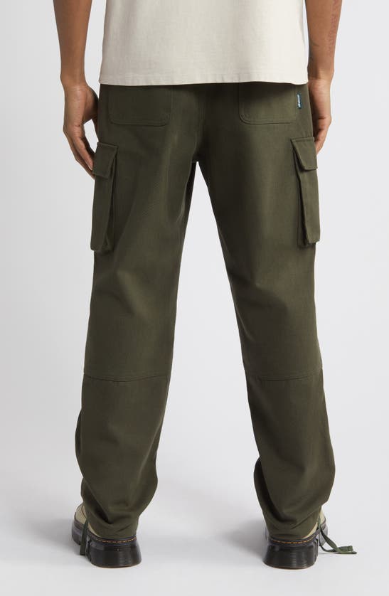 Shop Afield Out Daybreak Cotton Cargo Pants In Teal