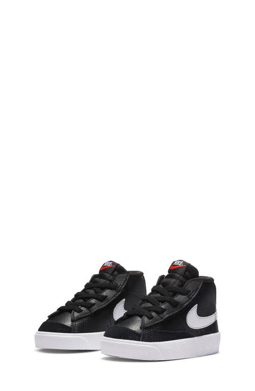 Nike Kids' Blazer Mid '77 Sneaker In Black/white/white
