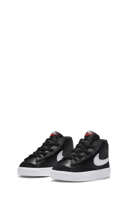 Shop Nike Kids' Blazer Mid '77 Sneaker In Black/white/white