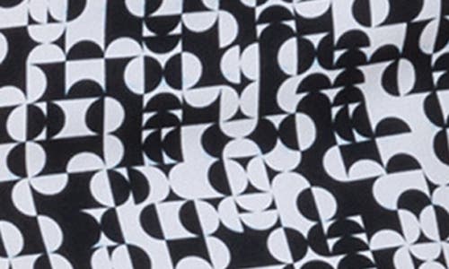 Akris Punto Geometric-pattern Cotton Trousers In Cream-black