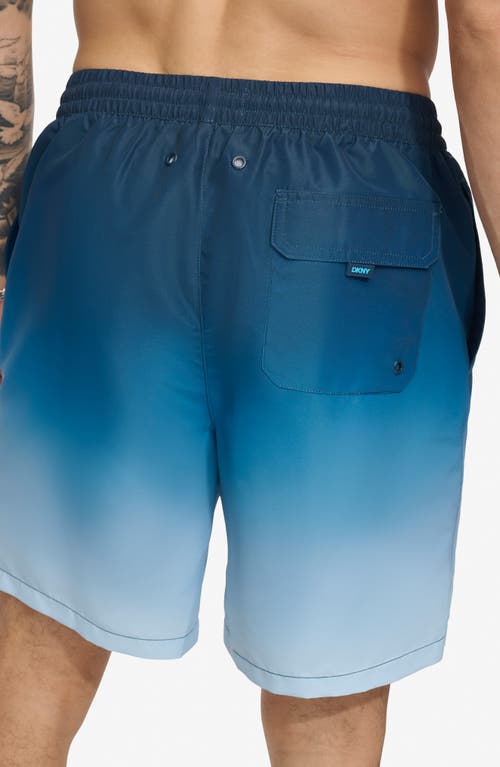 Dkny Core Volley Swim Trunk In Navy