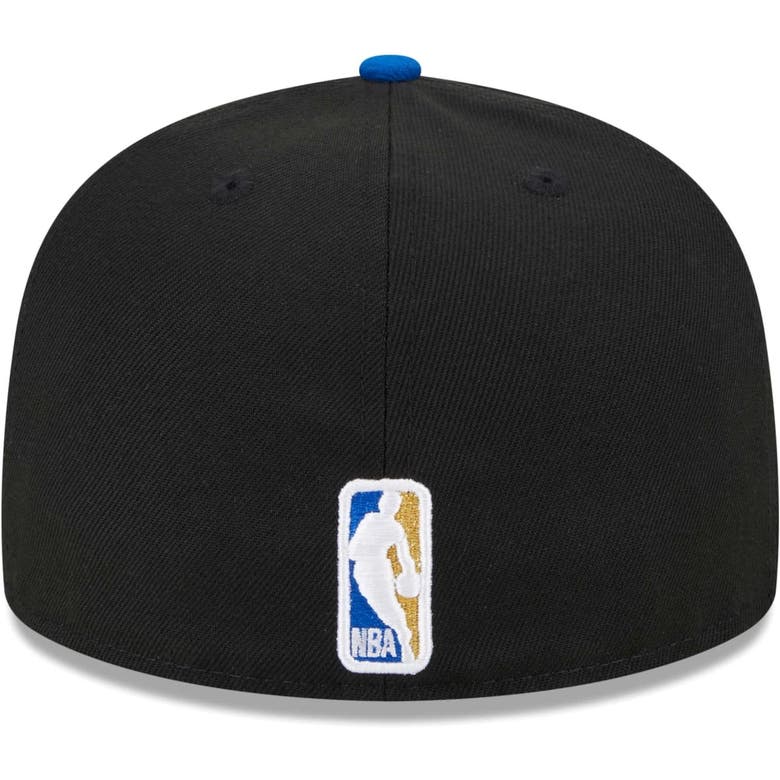 Shop New Era Black/blue Orlando Magic Gameday Gold Pop Stars 59fifty Fitted Hat