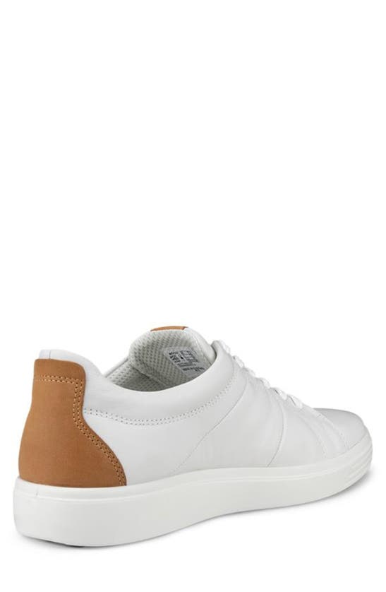 Shop Ecco Soft Classic Sneaker In White/ Lion