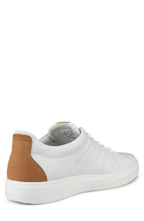 Shop Ecco Soft Classic Sneaker In White/lion