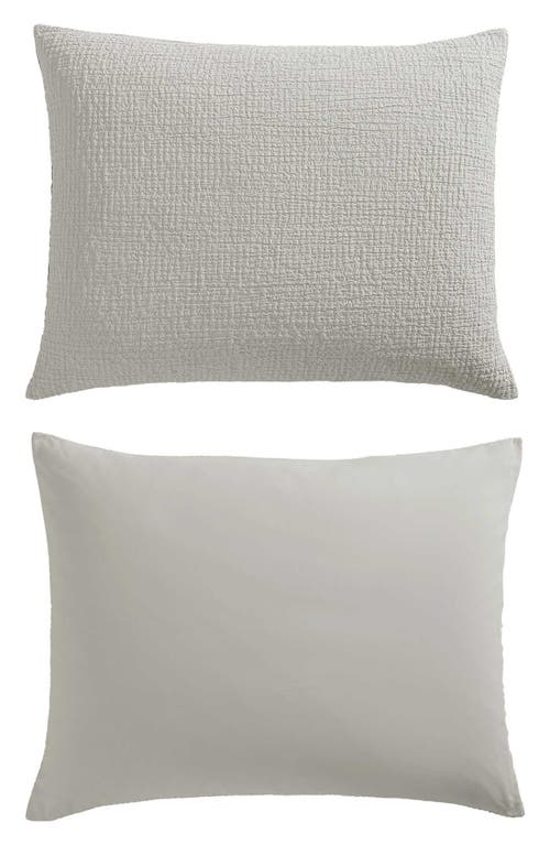 Vera Wang Puckered Comforter Set In Silver Leaf