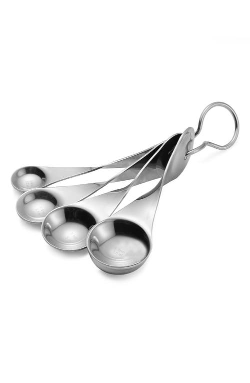 Nambé 'Twist' Measuring Spoons in Silver