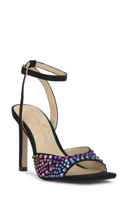 Shop Jessica Simpson Lendall Ankle Strap Sandal In Black