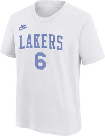 Lebron James Youth Boys XL 18 Tee T Shirt Los Angeles LA Lakers