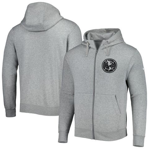 Nike Men's Nike Heather Charcoal New Orleans Saints Historic Lifestyle Full-Zip  Hoodie