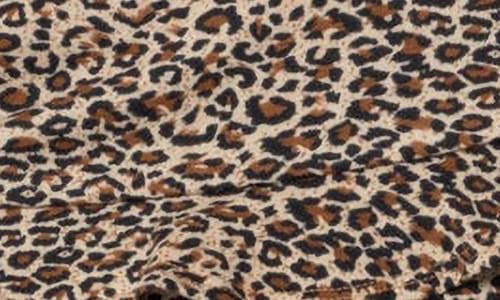 EDIKTED EDIKTED LEOPARD RUFFLE MINISKIRT