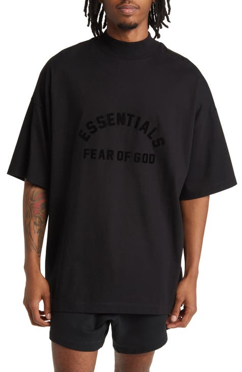 Fear of God ESSENTIALS: Three-Pack Black Jersey T-Shirts