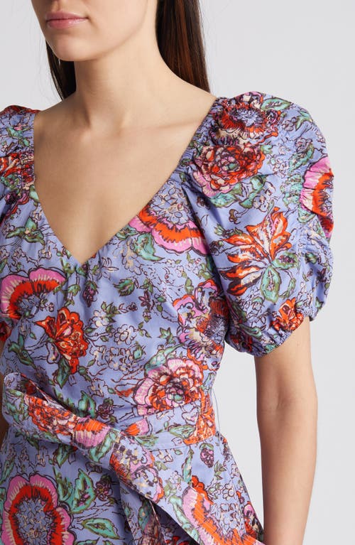 Shop Cleobella Edwina Floral Puff Sleeve Minidress In Manika Print