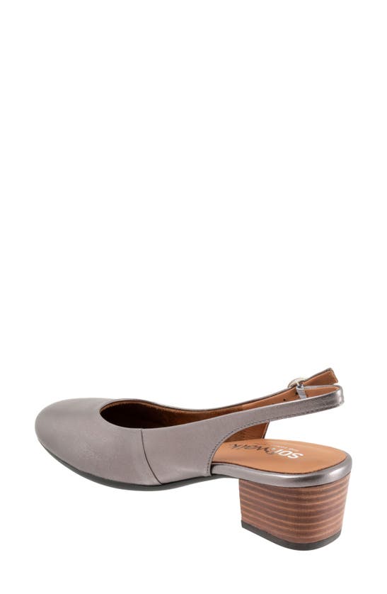 Shop Softwalk ® Largo Slingback Pump In Pewter