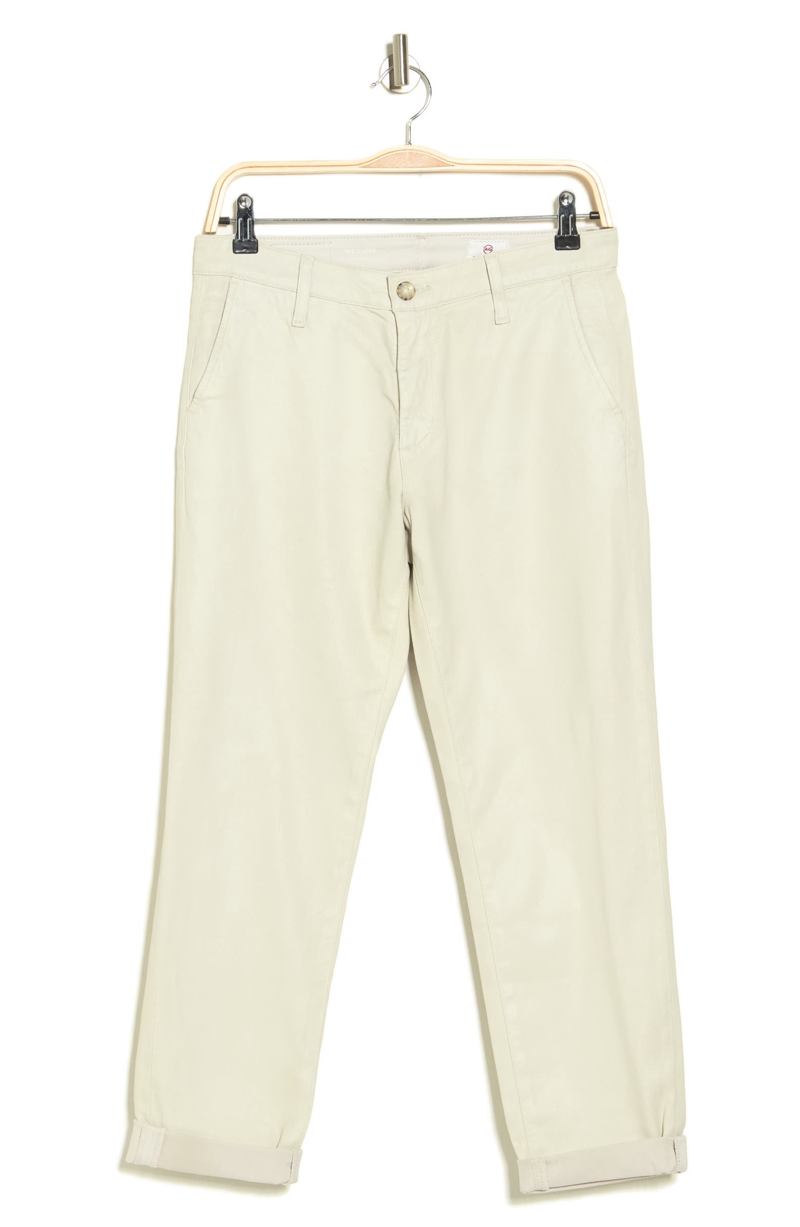 AG Caden Crop Twill Trousers | Nordstrom