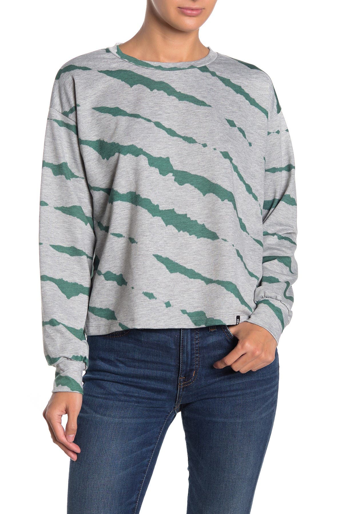 tie dye print sweatshirt