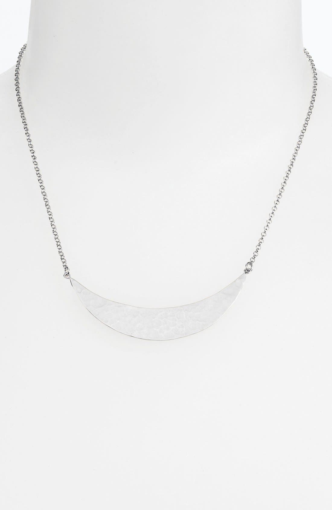 Argento Vivo Hammered Crescent Bib Necklace | Nordstrom