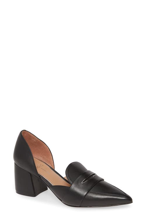 Linea Paolo Cache Pump in Black Leather