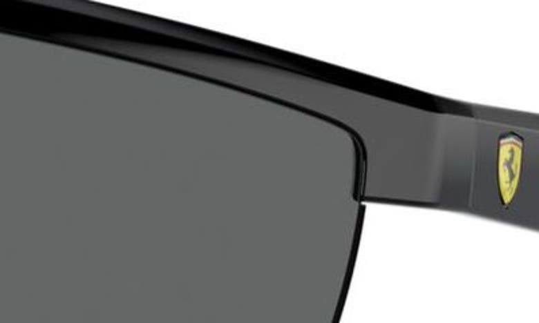Shop Scuderia Ferrari 140mm Shield Sunglasses In Black