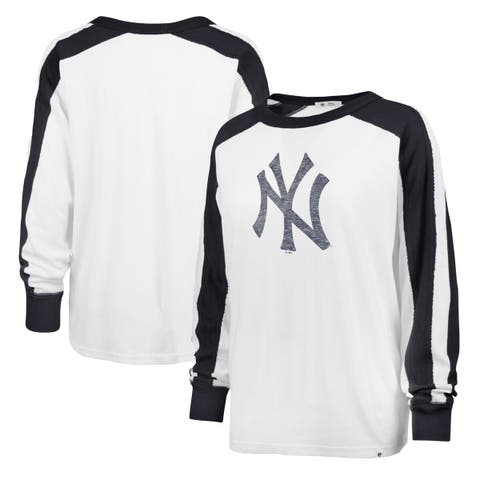 Women's '47 White New York Yankees Premier Caribou Long Sleeve T-Shirt