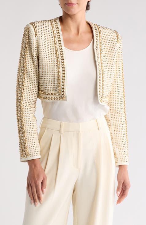 Maira Studded Crop Jacket