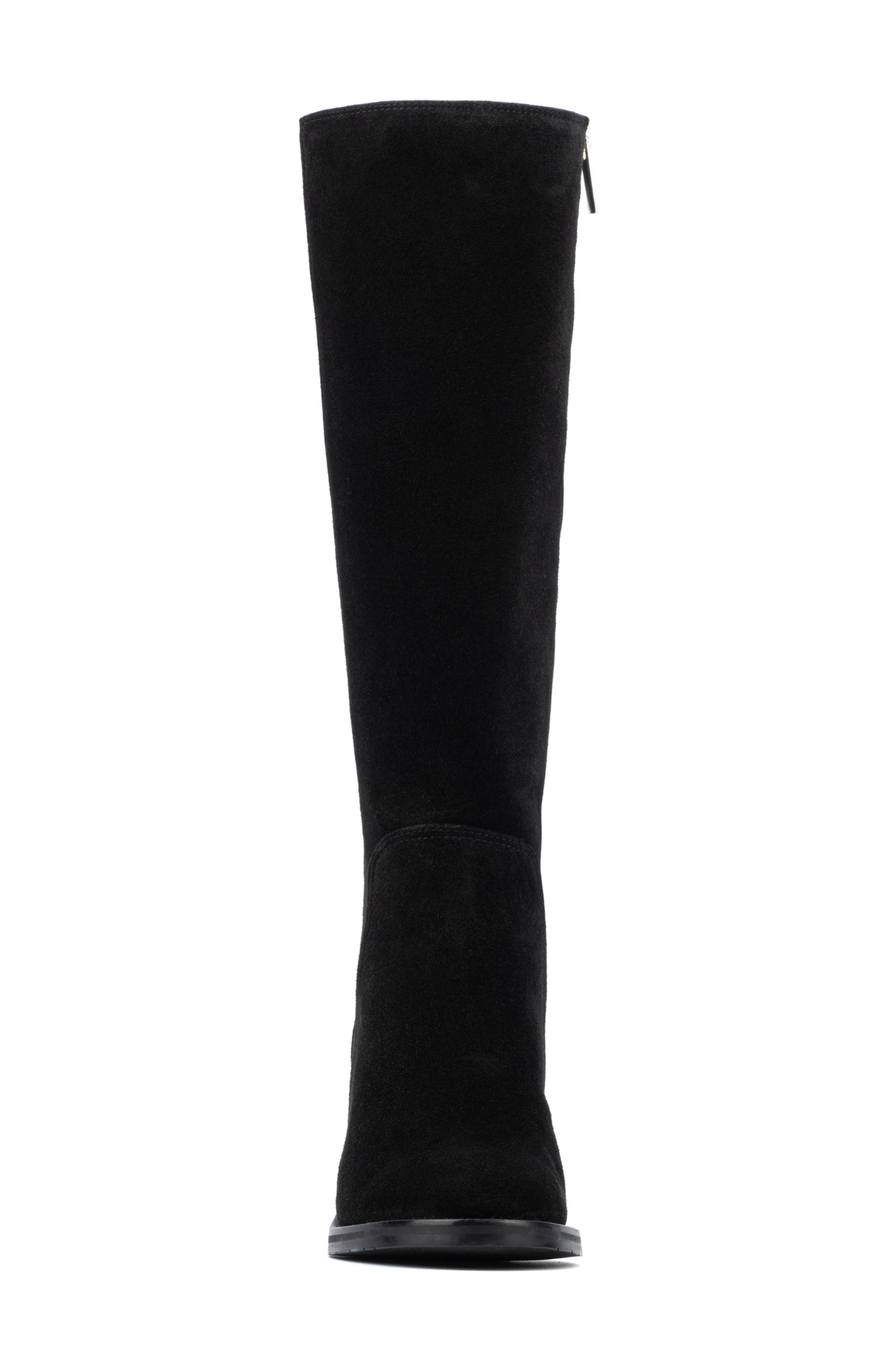 Aquatalia Jasmina Weatherproof Knee High Boot in Black Smart Closet