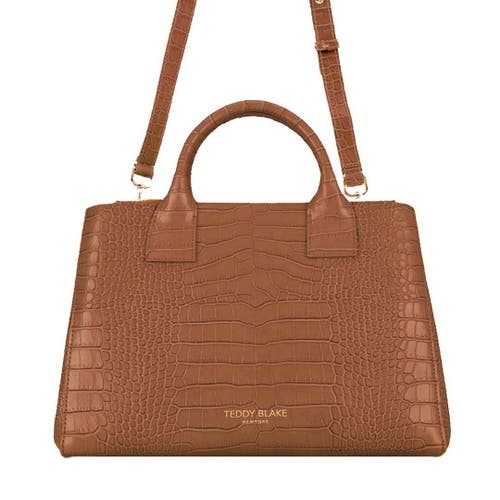 Teddy Blake Bella Croco 12" In Darkbrown
