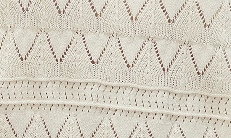 Shop Vero Moda Bali Open Stitch Knit Cotton Tank In Birch